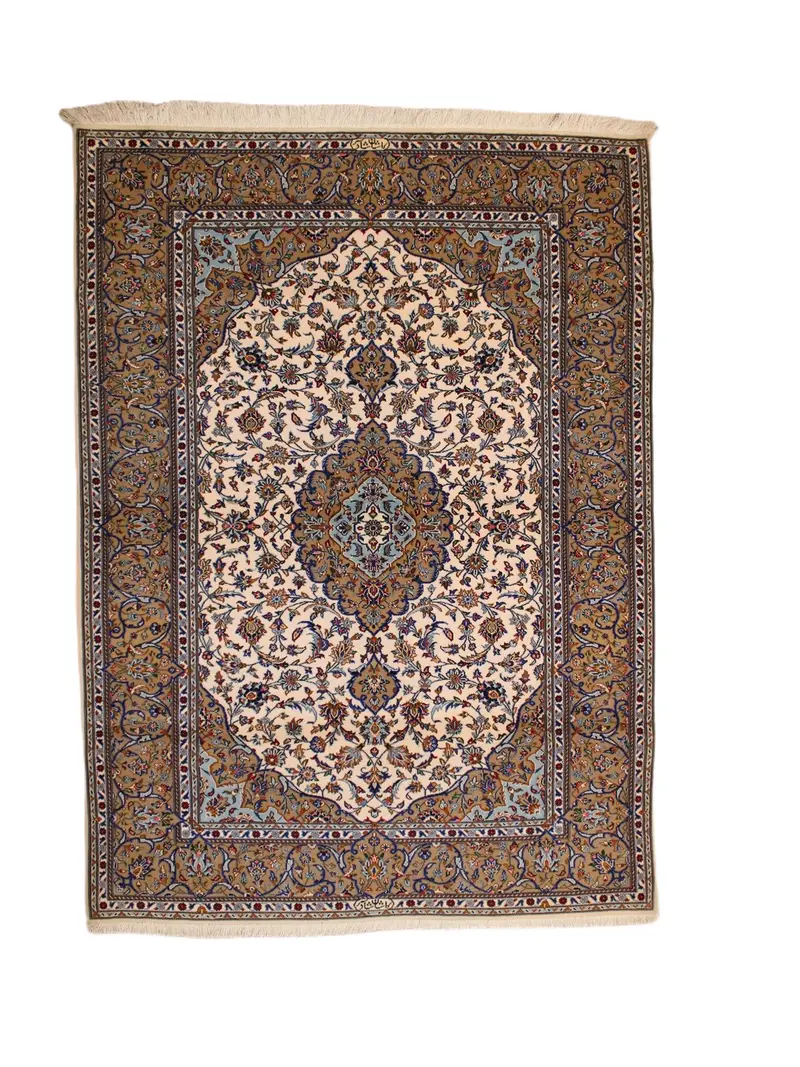 New Persian Kashan Carpet 220x142