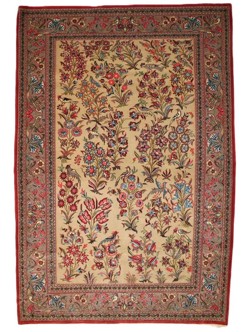 New Persian Quom Carpet 242x146