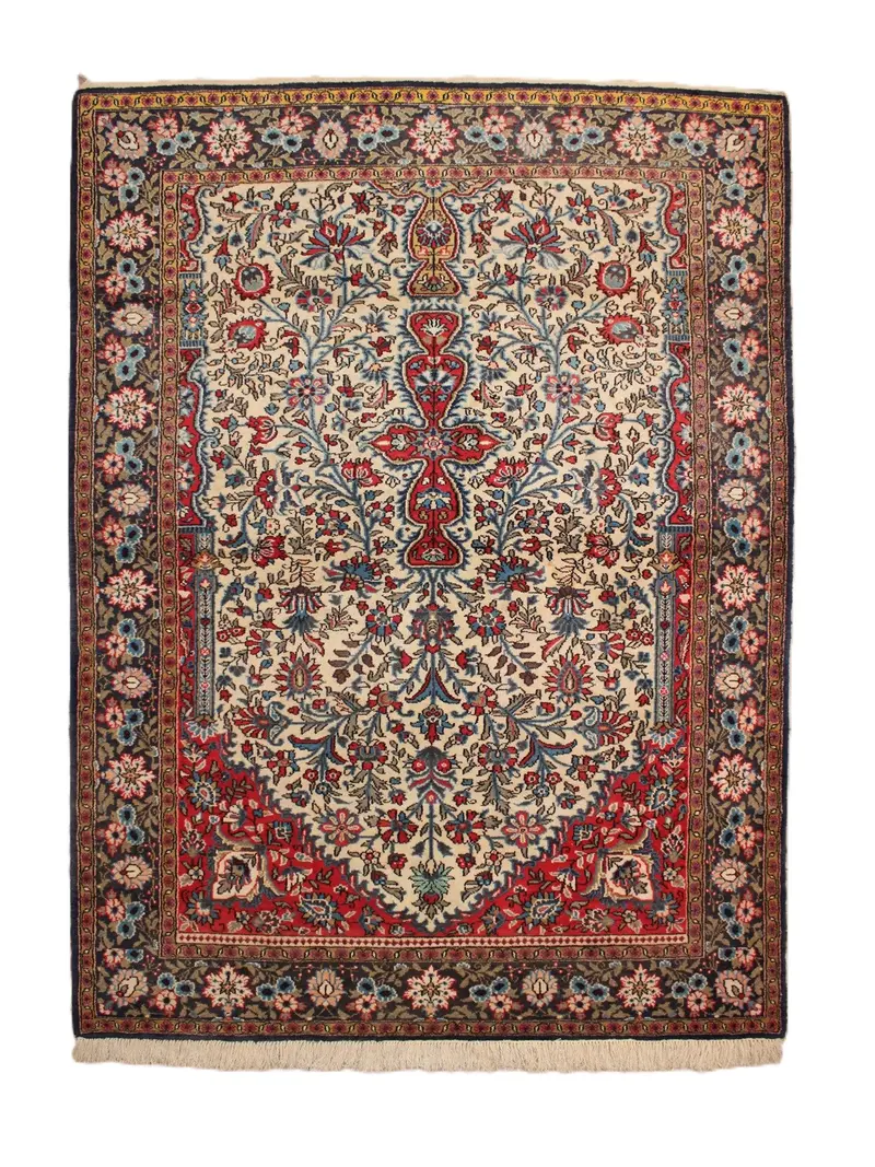 New Persian Quom Carpet 205x136